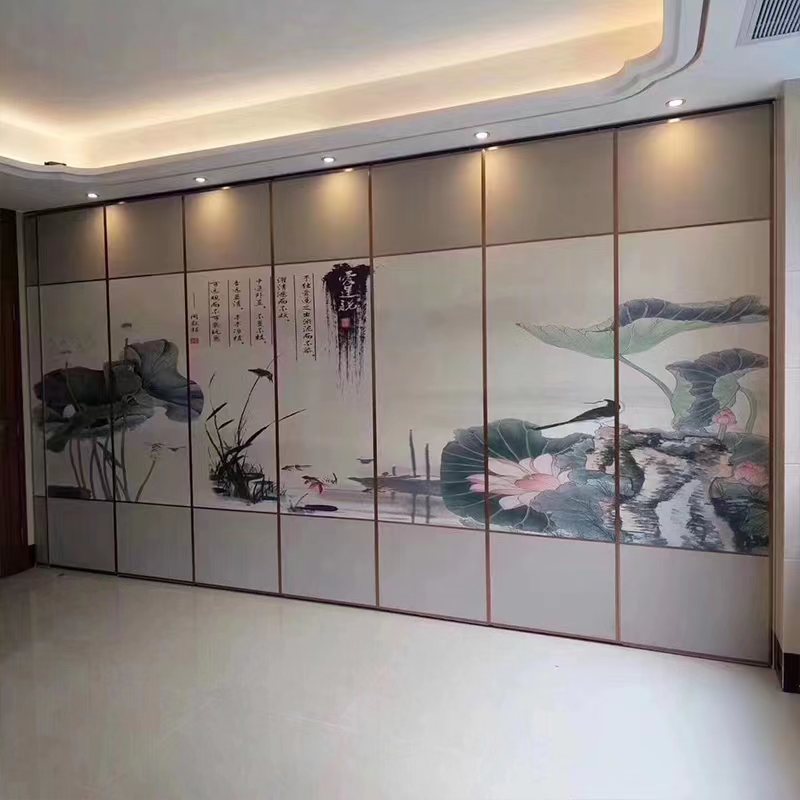 山水畫(huà)活動(dòng)隔斷 